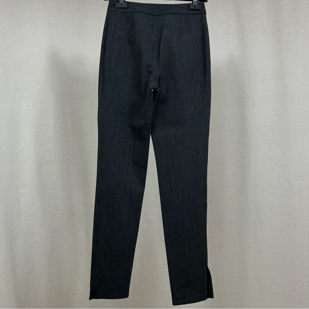 CHANEL Authentic Vintage Wool Grey Pants Trousers S